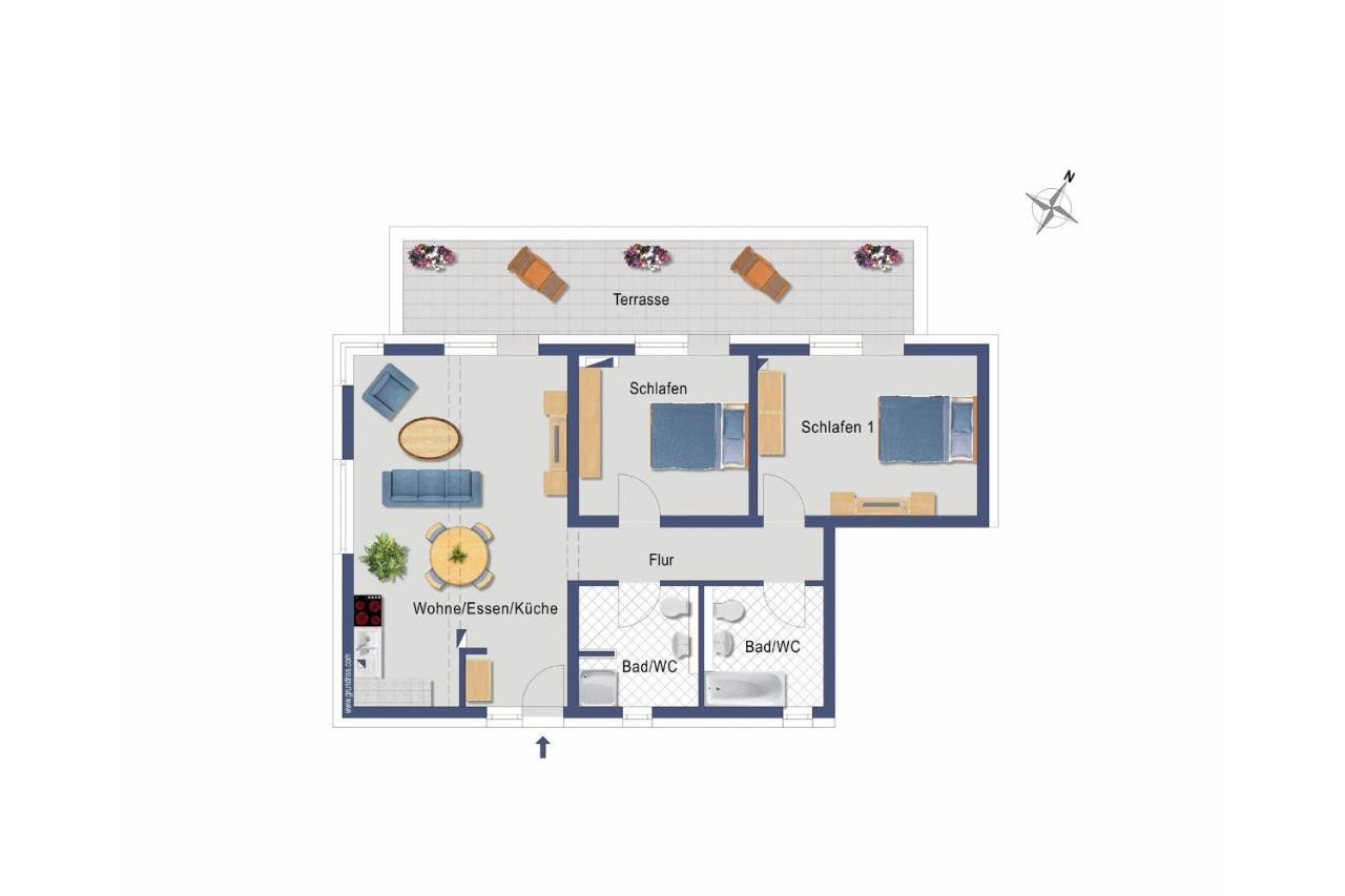 Haus Seven Seas - Wohnung Indik Heringsdorf  Luaran gambar